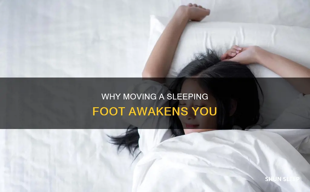 what happens when you move a sleeping foot
