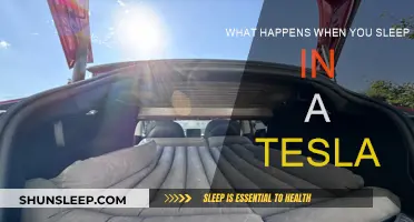 Camping in a Tesla: A Comfortable Sleep?