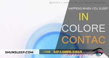 Sleeping in Colored Contacts: What Are the Risks?