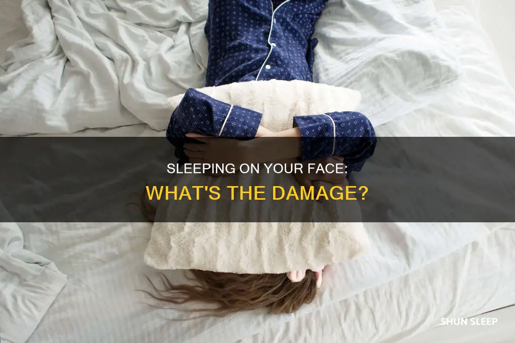 what happens when you sleep on face