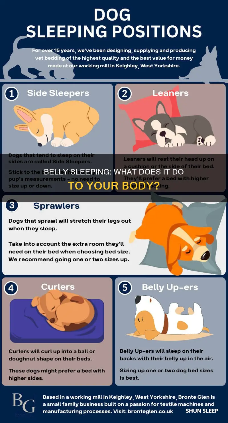 what happens when you sleep on your belly
