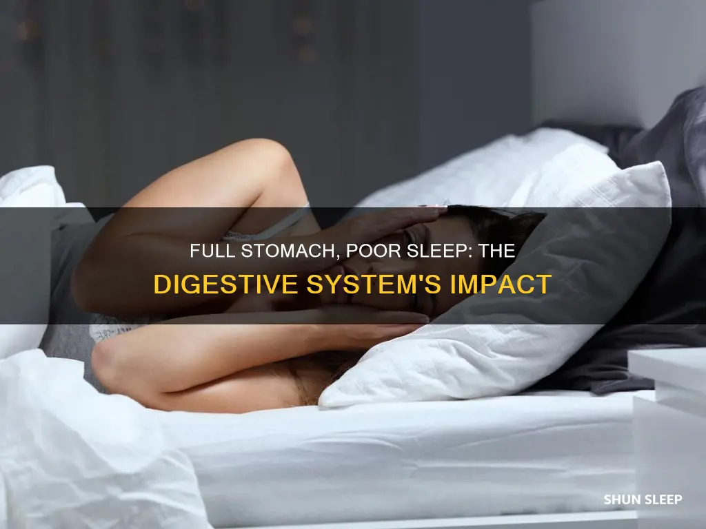 what happens when you sleep with a full stomach