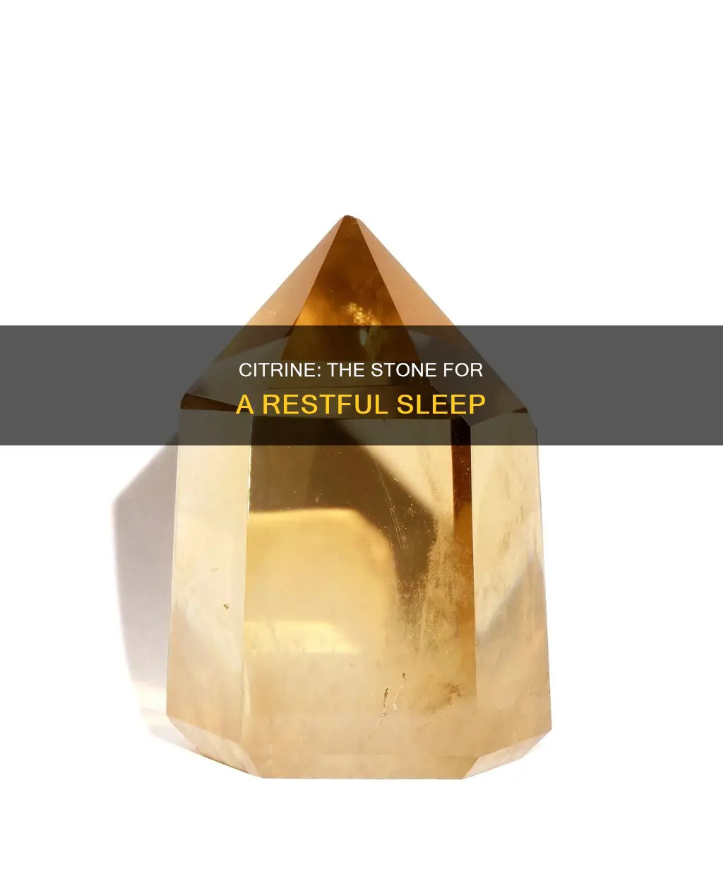 what happens when you sleep with citrine