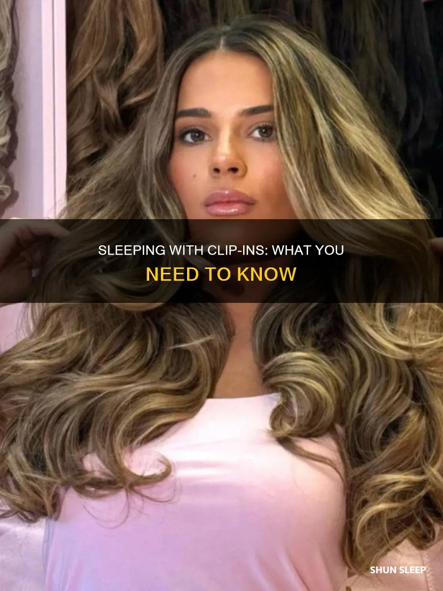 what happens when you sleep with clip in hair extensions