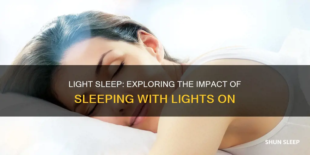what happens when you sleep with light on