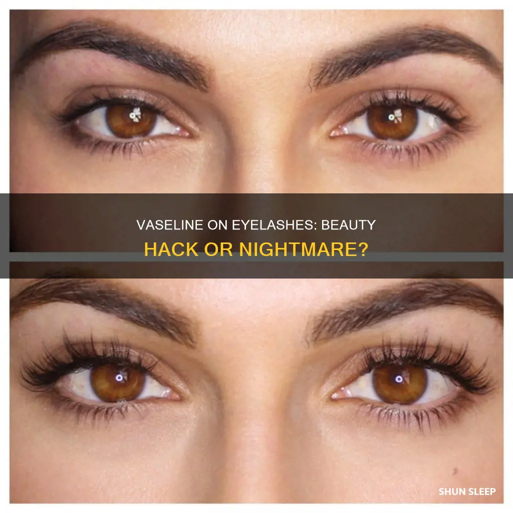 what happens when you sleep with vaseline on your eyelashes