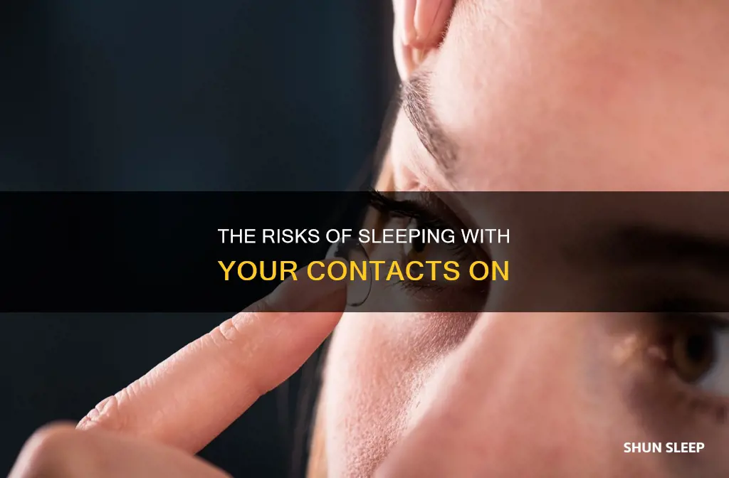 what happens when you sleep with your contactso n