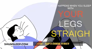 Legs Straight While Sleeping: Impact on Your Health