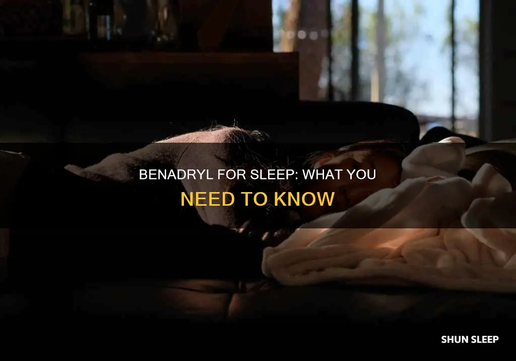 what happens when you take benadryl to sleep