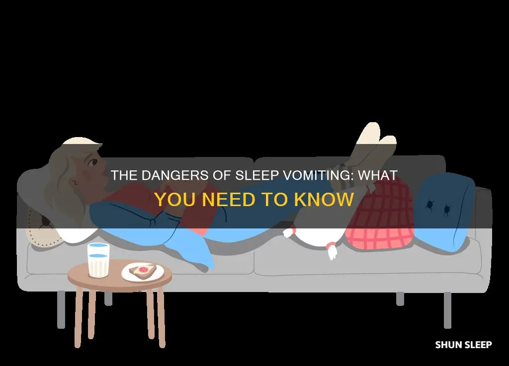 what happens when you throw up in your sleep