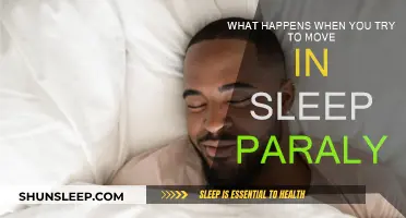 Sleep Paralysis: The Body's Reaction to Movement