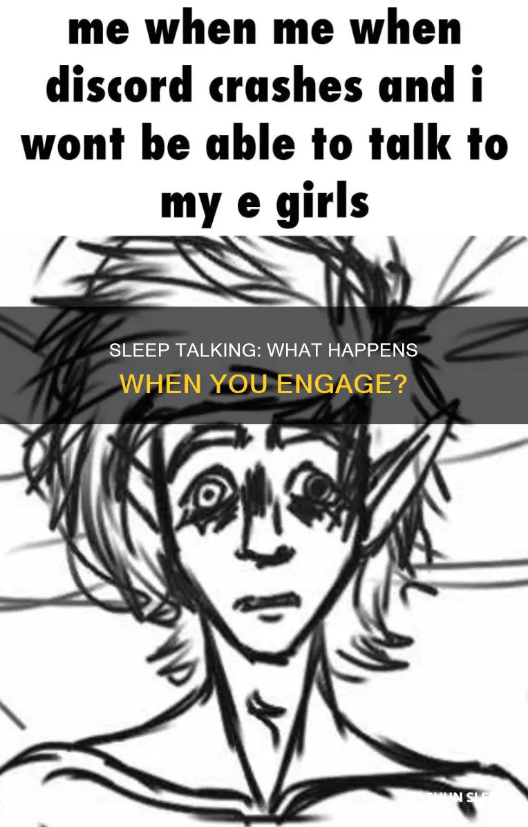 what happens when you wake someone up from sleep talking