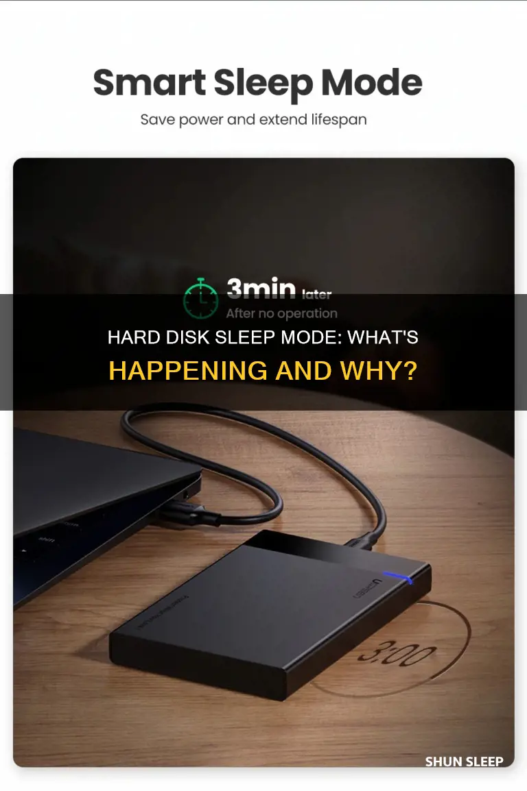 what happens when your hard disk goes to sleep