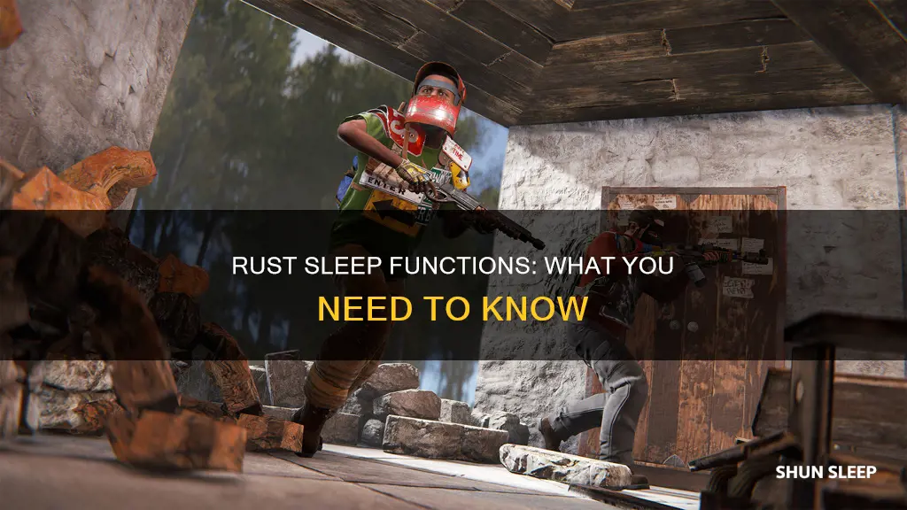 what happens when your sleeping in rust