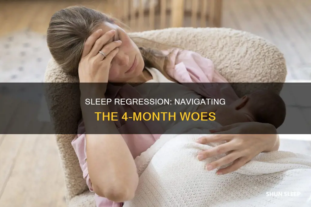 what happens with 4 month sleep regression