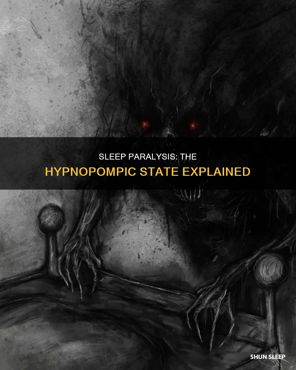 what happens with hypnopompic sleep paralysis