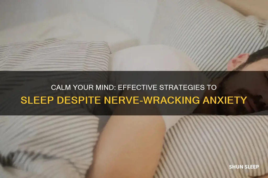 what help person to sleep with nerves