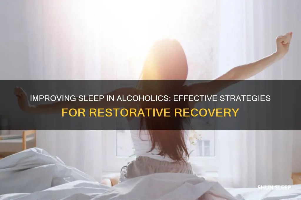 what help sleep in alcoholics