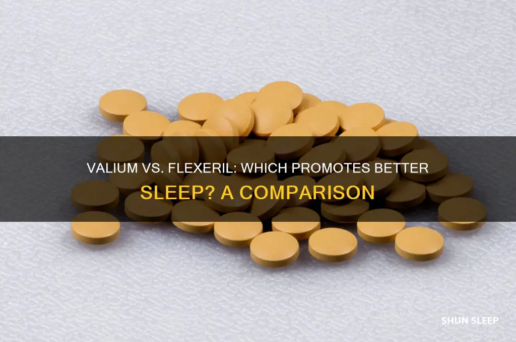 what help you sleep better a valium or a flexeril
