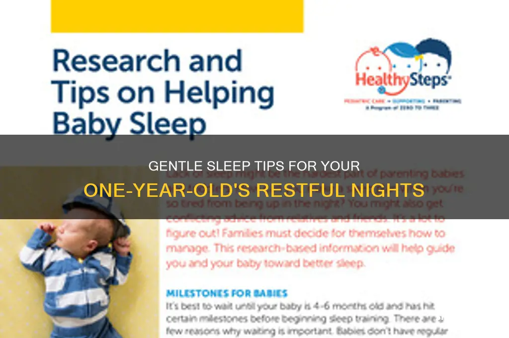 what helps 1 year old sleep