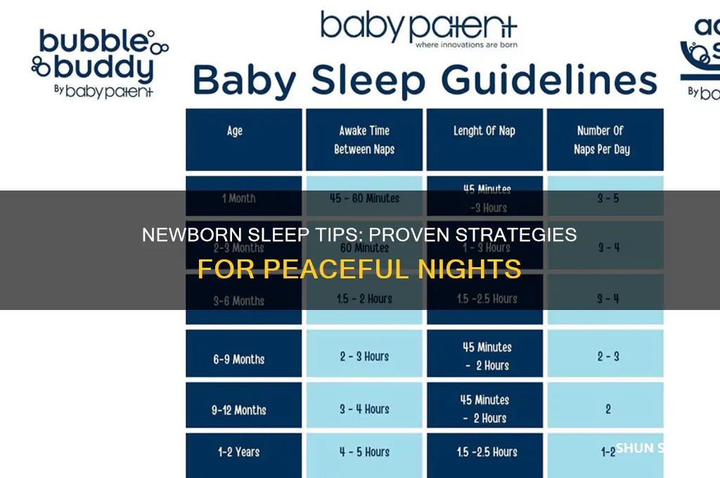 what helps a newborn sleep at night