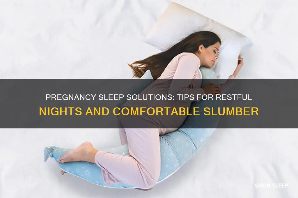 what helps a pregnant person sleep