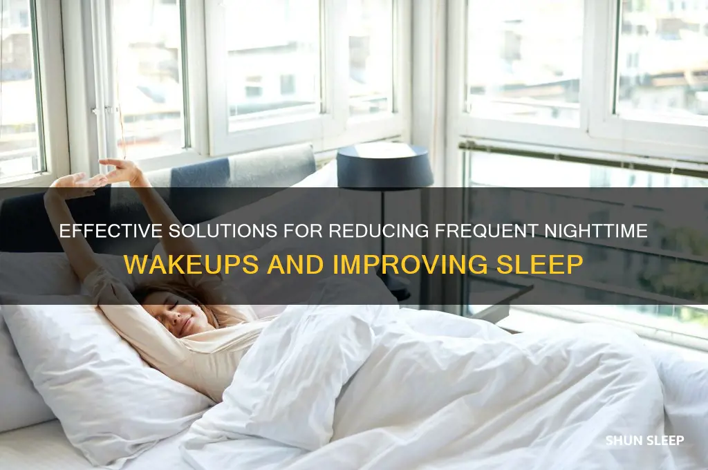 what helps frequent wakeups when i sleep