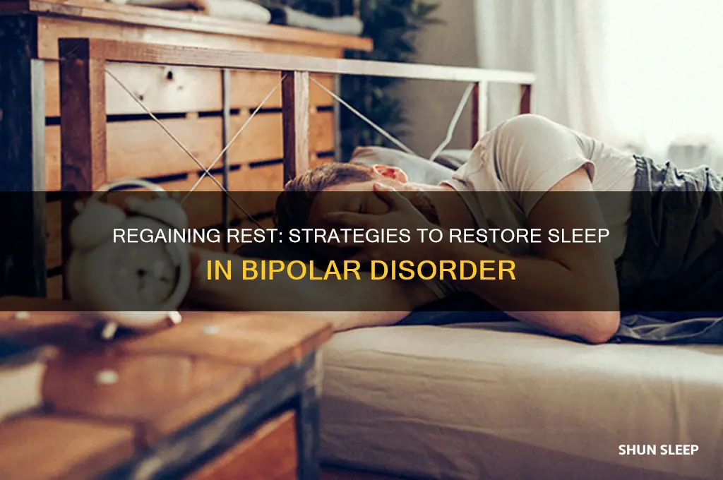 what helps get back sleep in bipolar disorder