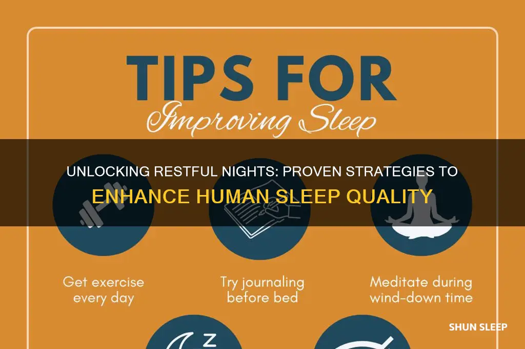 what helps humans sleep