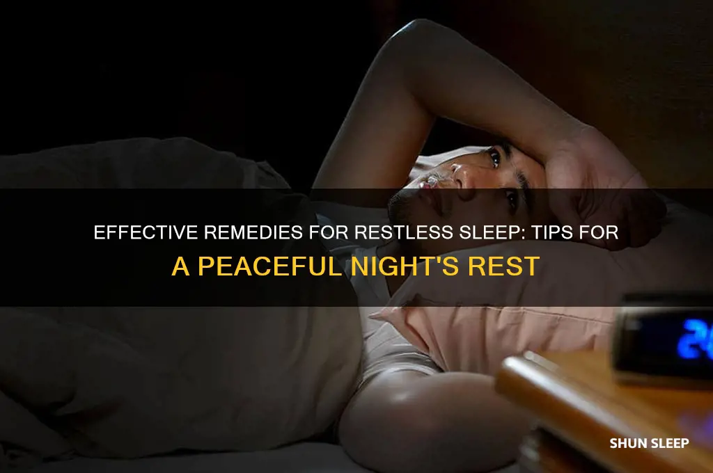 what helps restless sleep
