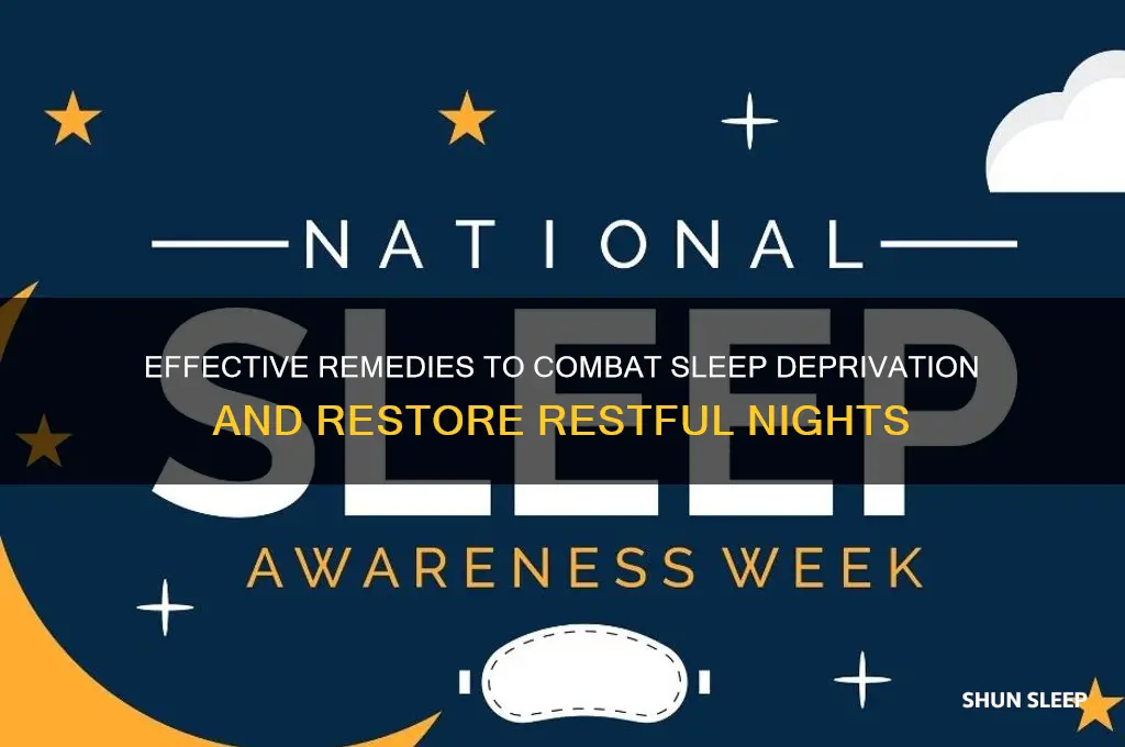 what helps sleep deprivation