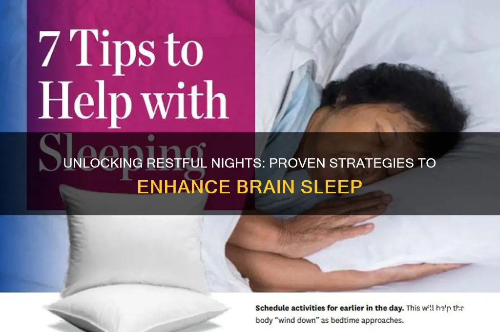 what helps the brain sleep