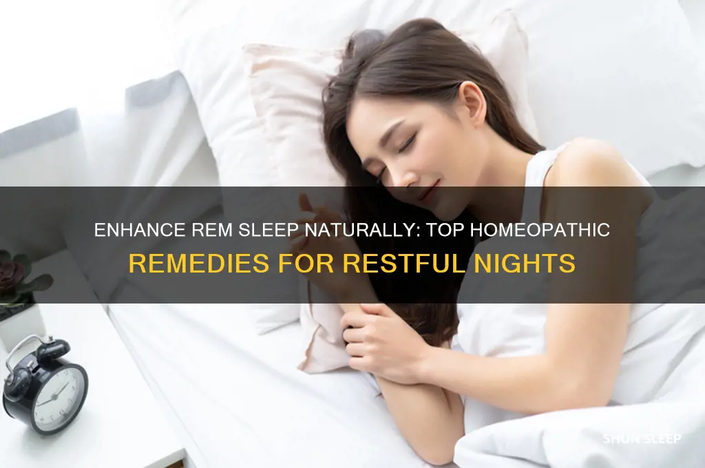 what helps with rem sleep homeopathic