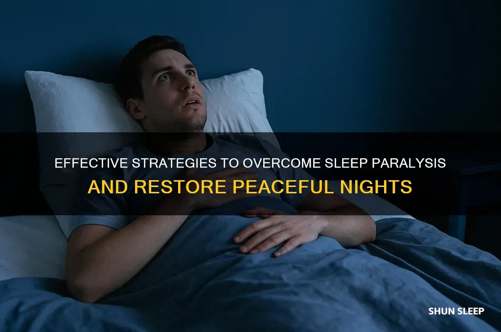 what helps with sleep paraylisis