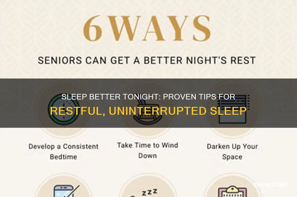 what helps you sleep all night