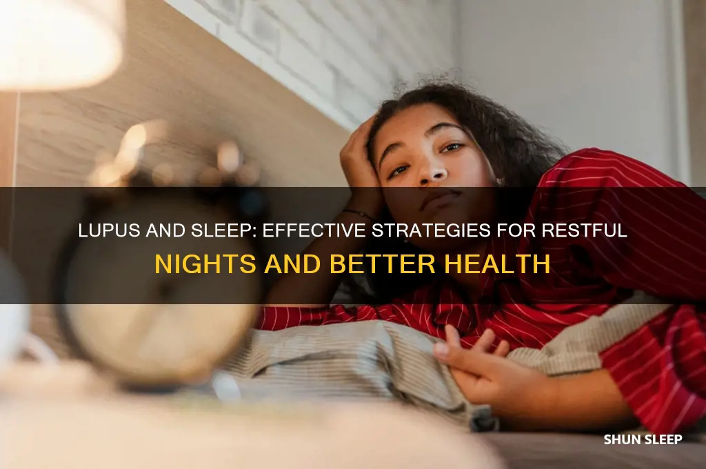 what helps you sleep better with lupus