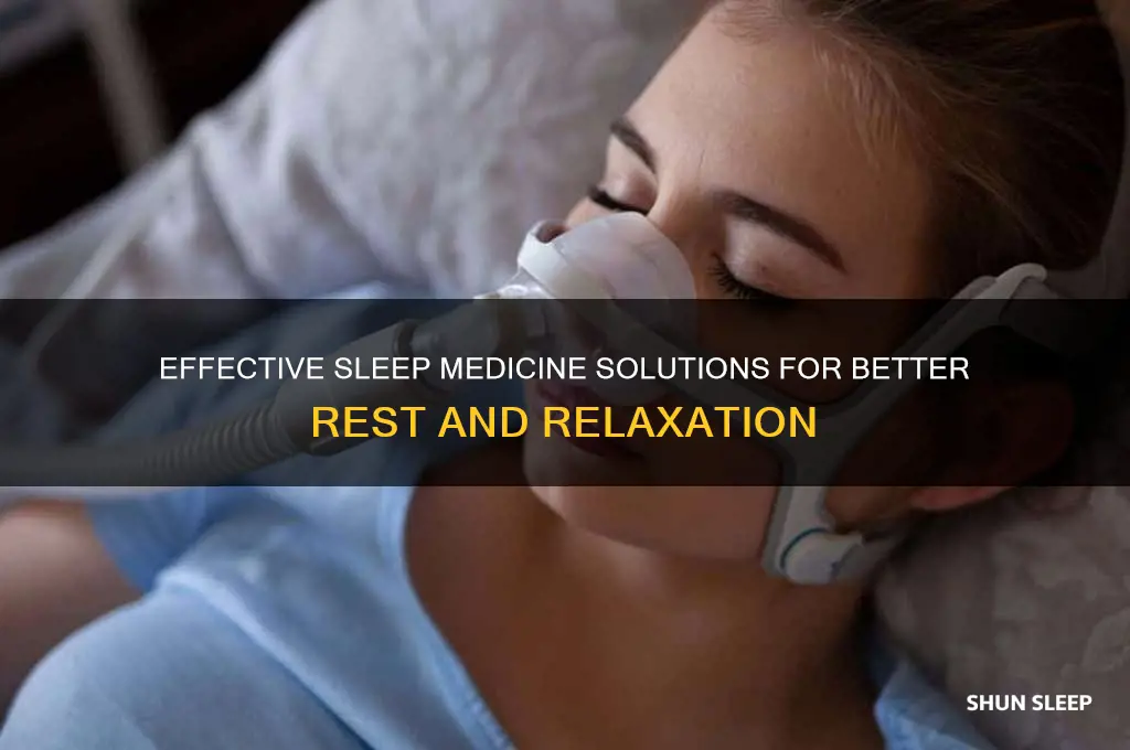 what helps you sleep medicine