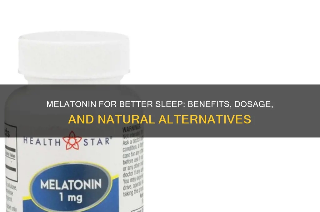 what helps you sleep melatonin