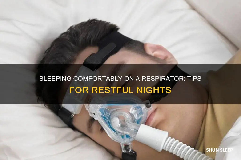 what helps you sleep when hooked up to a respirator