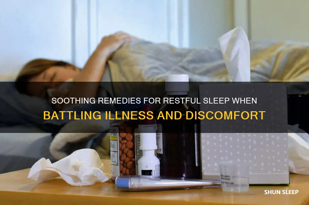 what helps you sleep when sick