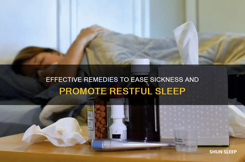 what helps you sleep when sicl