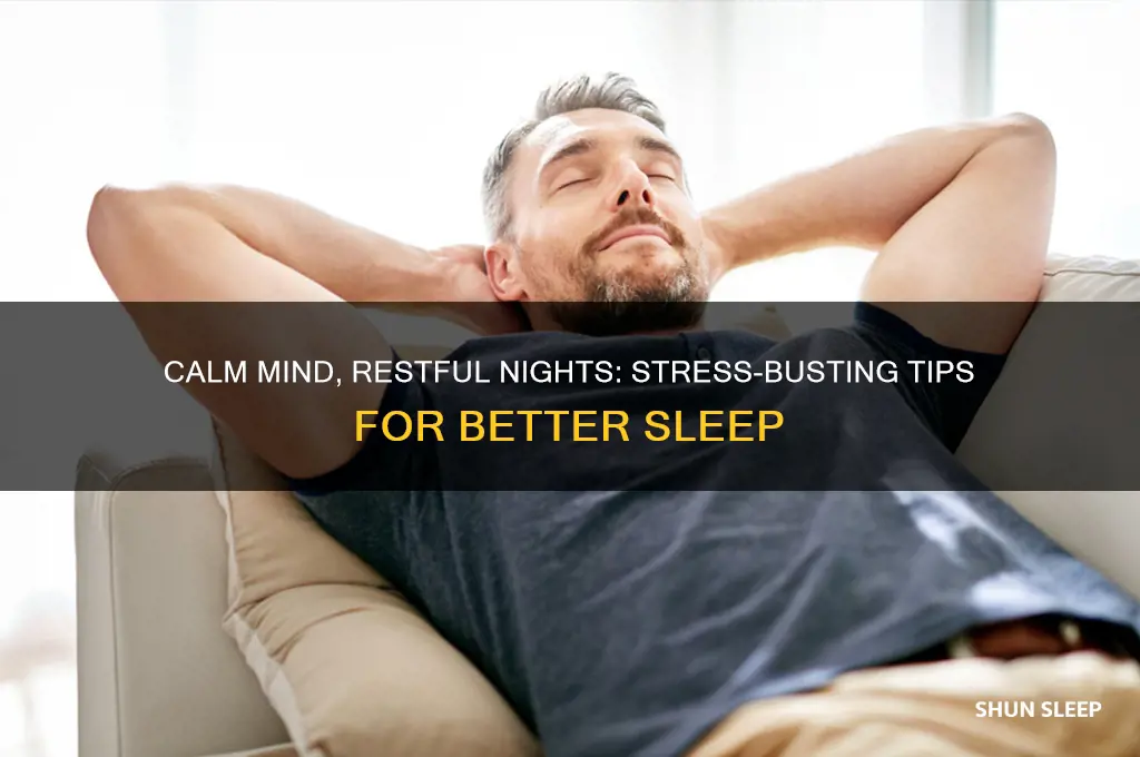 what helps you sleep when your stress
