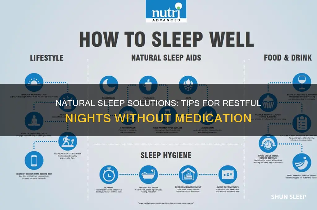 what helps you sleep without medicine