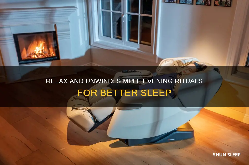 what helps you wind down before sleep