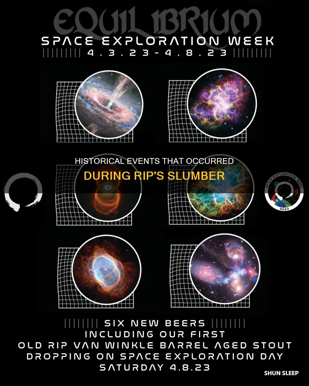 what historical events happened while rip was sleeping
