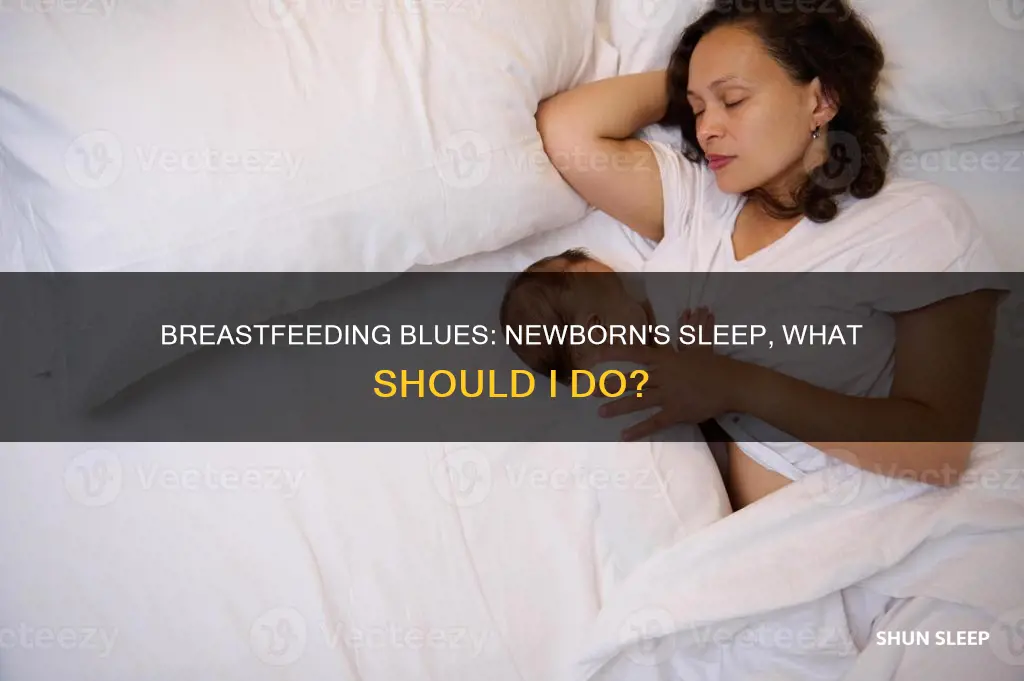 what if my newborn keeps sleeping during breastfeeding