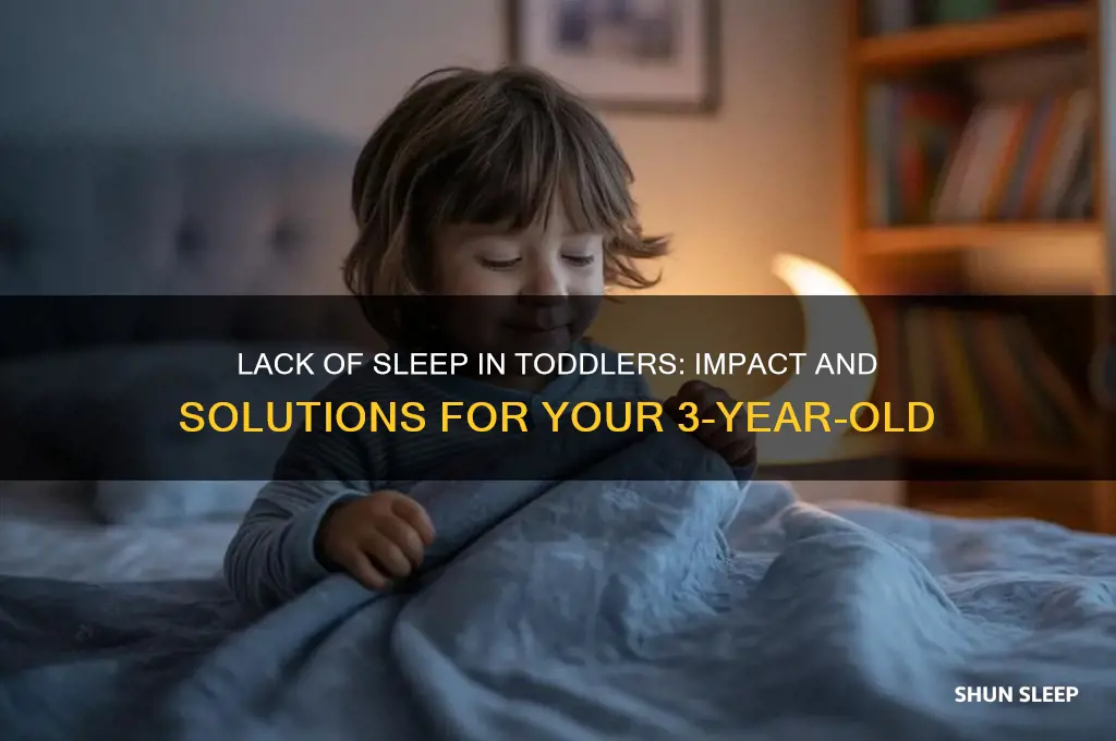 what if your 3 year old dont get enough sleep