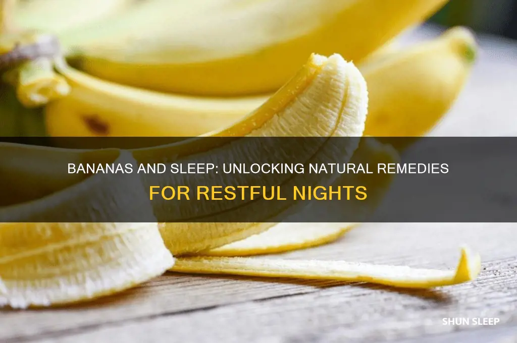 what in bananas helps you sleep