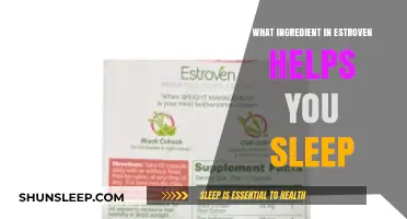 Estroven's Sleep Aid: Discover the Key Ingredient for Restful Nights