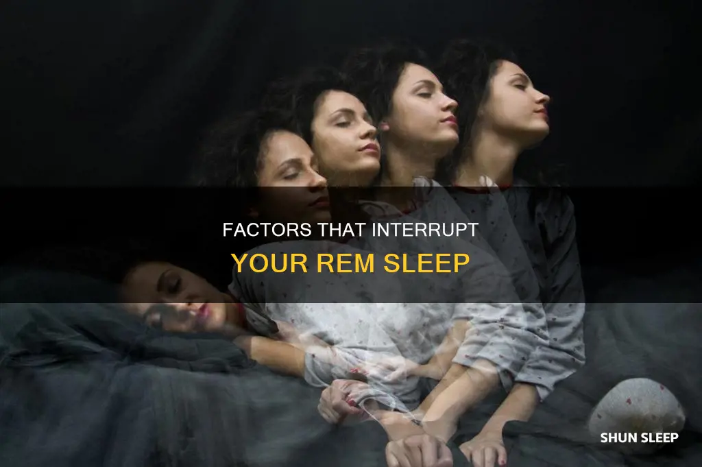 what interruts rem sleep